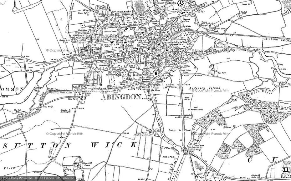 Old Maps Of Abingdon Br – Francis Frith, Abingdon, United Kingdom, Abingdon Virginia, Abingdon Abbey