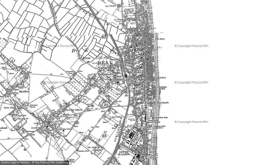 Old Maps Of Deal, Kent – Francis Frith, Deal, United Kingdom, United Kingdom Europe, Physical  United Kingdom