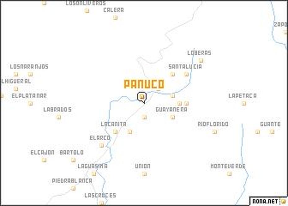 Panuco (Mexico) Map – Nona, Pánuco, Mexico, Concordia  Sinaloa, Panuco A