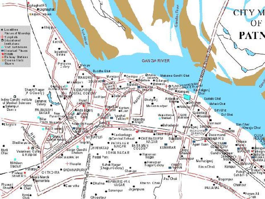 Patna City. India Maps, Kuttuparamba, India, India  World, India  Kids