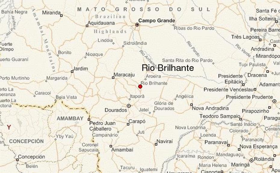 Rio Location, Rio World, Guide, Rio Brilhante, Brazil