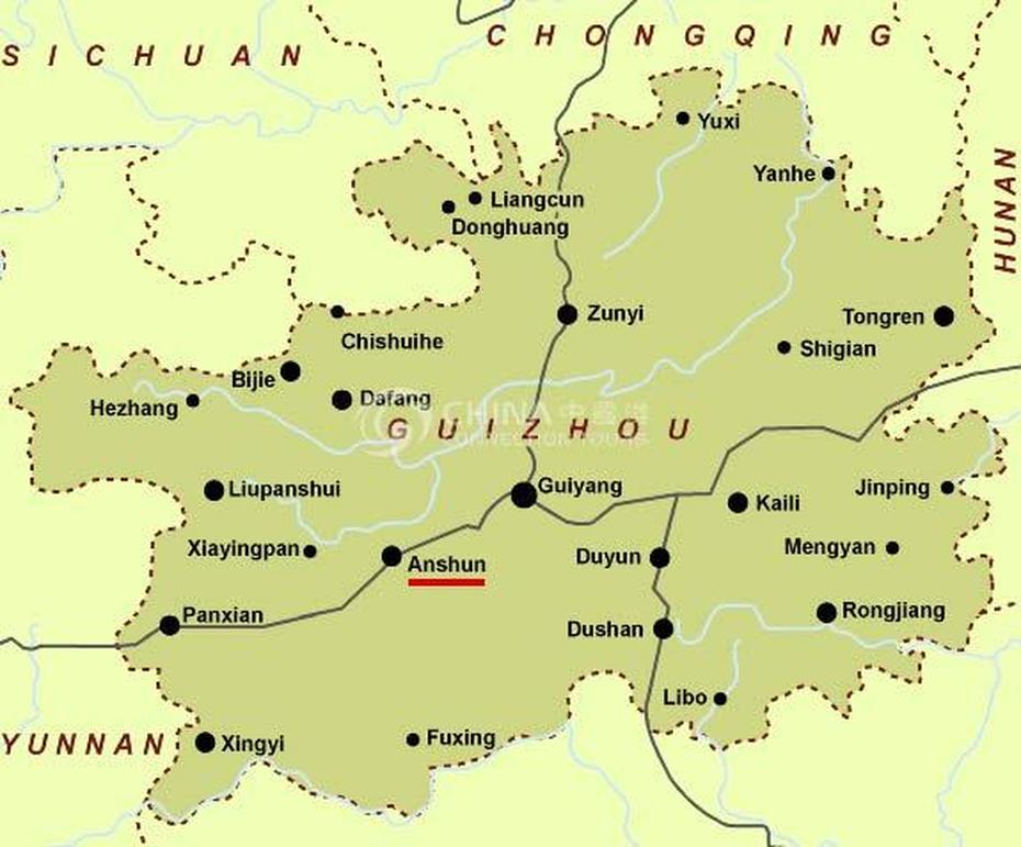 Anshun Location Map, China Anshun Location Map – Anshun Travel Guide, Anshun, China, Guizhou China, Anshun Guizhou