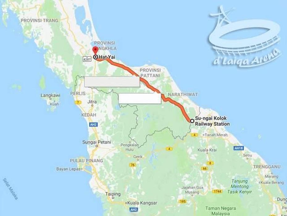 B”Dlaiqa Arena: Kereta Api Dari Sungai Kolok Ke Hat Yai (Thailand)”, Su-Ngai Kolok, Thailand, Thai Railways, Train To  Hat Yai