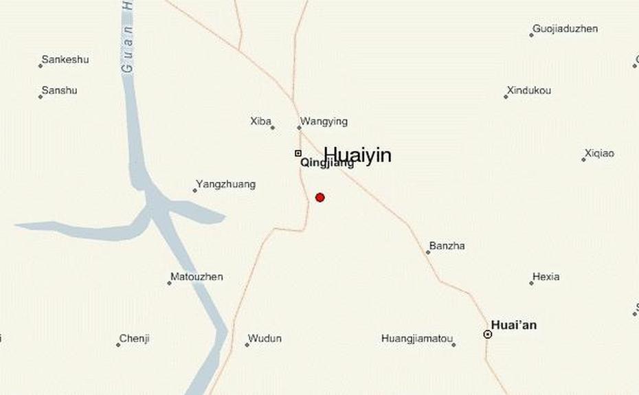 B”Huaian Map – Travelsfinders”, Huai’An, China, Huai River, Jiangsu China