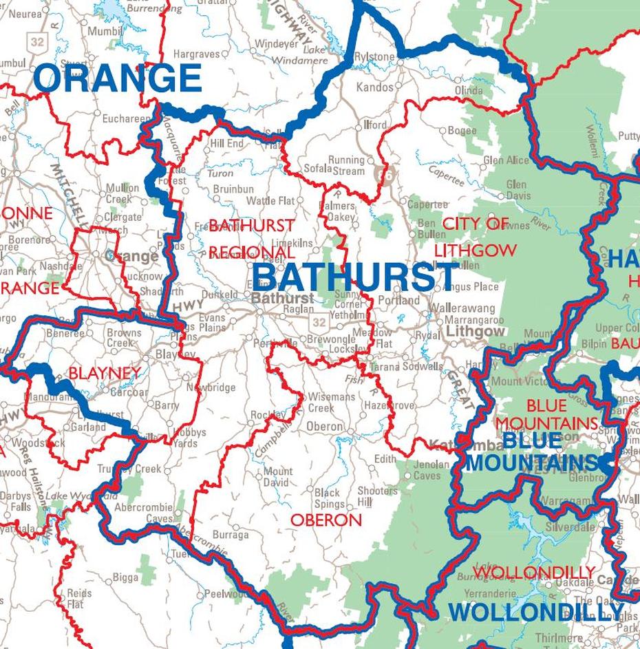 City Map Bathurst – Mapsof, Bathurst, Australia, Bathurst Nsw, Bathurst Circuit