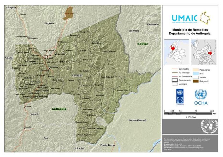 Colombia: Municipio De Remedios – Departamento De Antioquia (30-06-2016 …, Remedios, Colombia, Colombia Cities, Colombia  Outline