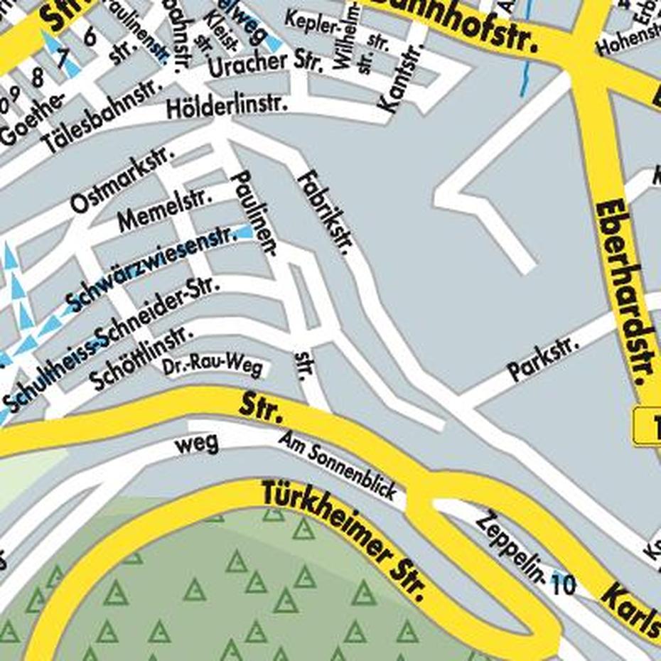 Karte Von Geislingen An Der Steige – Stadtplandienst Deutschland, Geislingen An Der Steige, Germany, Geislingen, Geislingen A D Steige
