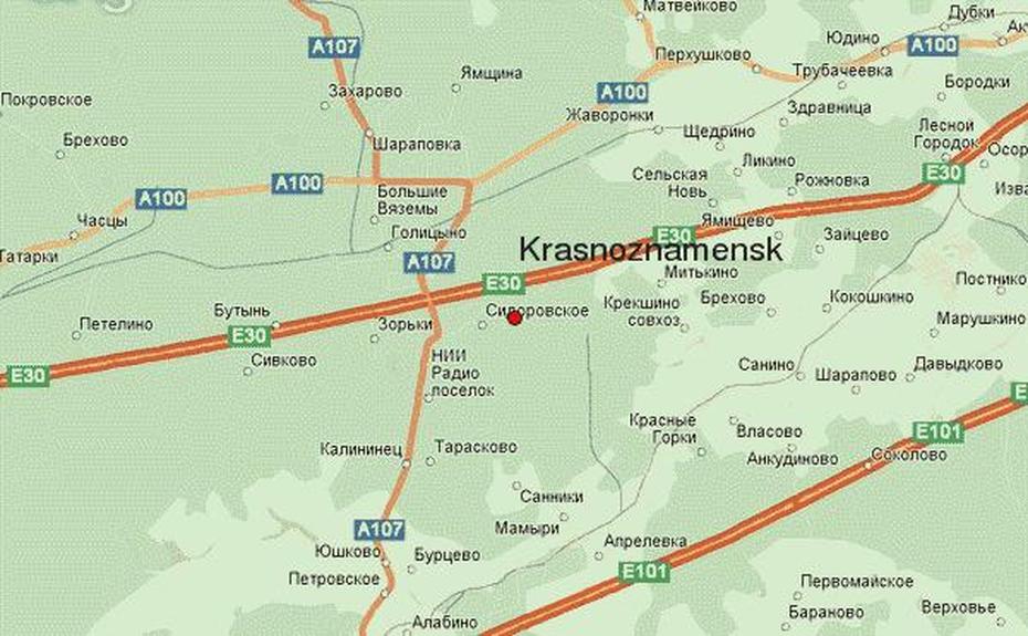 Krasnoznamensk Location Guide, Krasnoznamensk, Russia, Russia  With States, European Russia