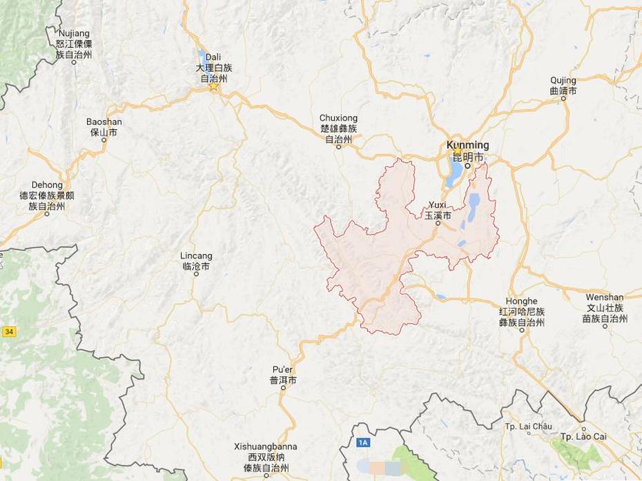 Location Map Of Yuxi City In Yunnan  Yunnan Exploration: Yunnan Travel …, Yuci, China, Shanxi, Taiyuan  Shanxi