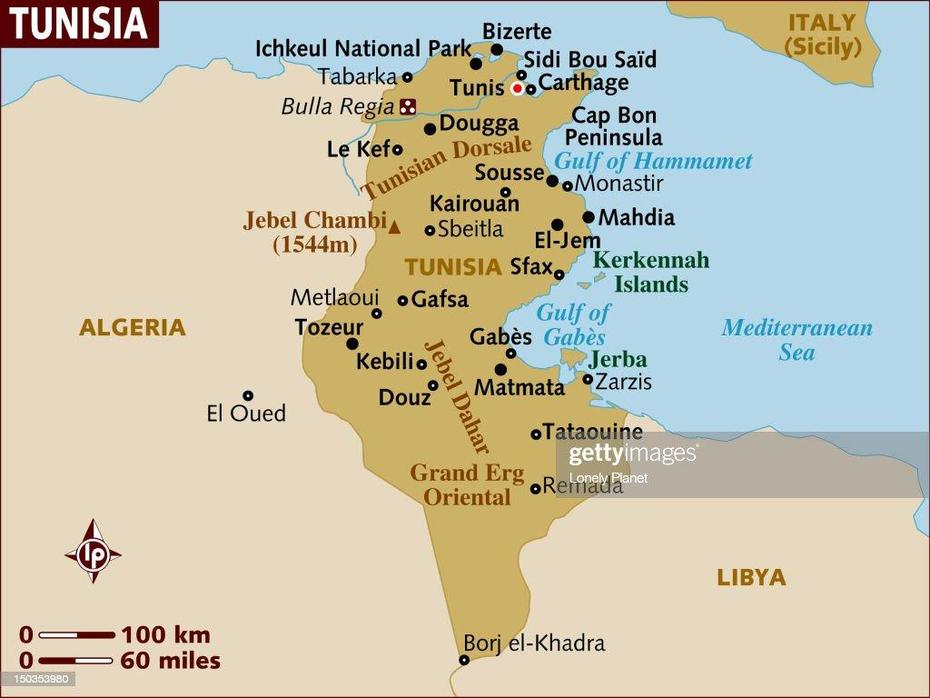 Map Of Tunisia  – Getty Images, Mateur, Tunisia, Mateur, Tunisia