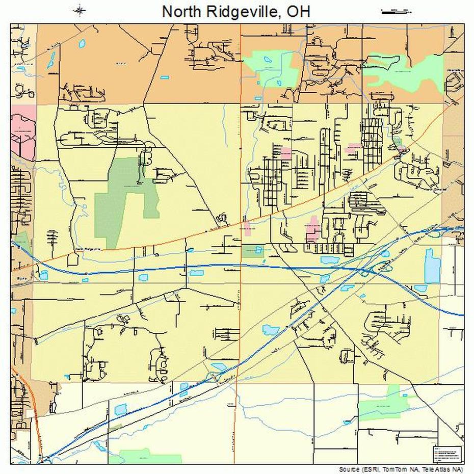 North Ridgeville Ohio Street Map 3956966, North Ridgeville, United States, Lorain County Road, Of North Ridgeville Ohio 44039