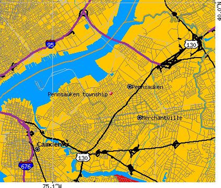 Pennsauken Township, Camden County, New Jersey (Nj) Detailed Profile, Pennsauken, United States, Pennsauken Township, Pennsauken Creek