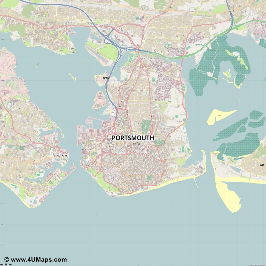 Portsmouth Street, Portsmouth Harbour, Svg Scalable, Portsmouth, United Kingdom