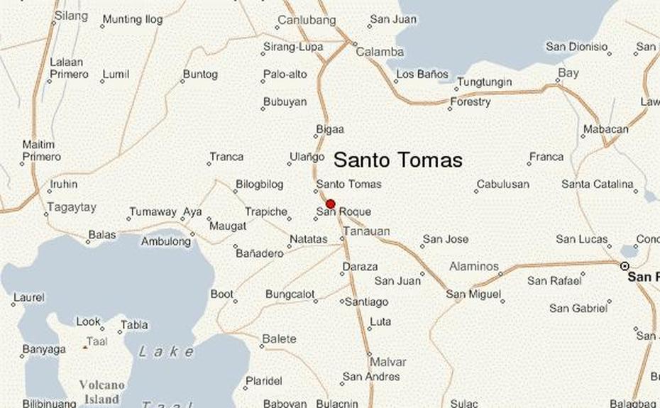 Santo Tomas Location Guide, Santo Tomas, Philippines, Santo Tomas Menorca, Santo Tomas University