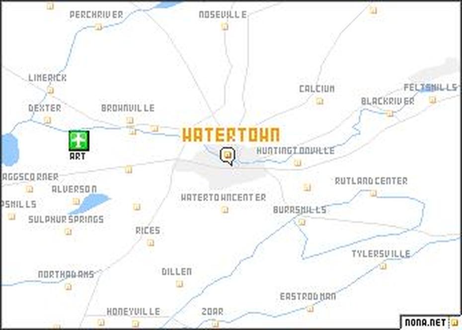 Watertown (United States – Usa) Map – Nona, Watertown Town, United States, Watertown Tn, Watertown Ct