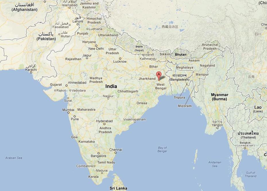 Asansol Map, Āsansol, India, Asansol West  Bengal, India Elevation