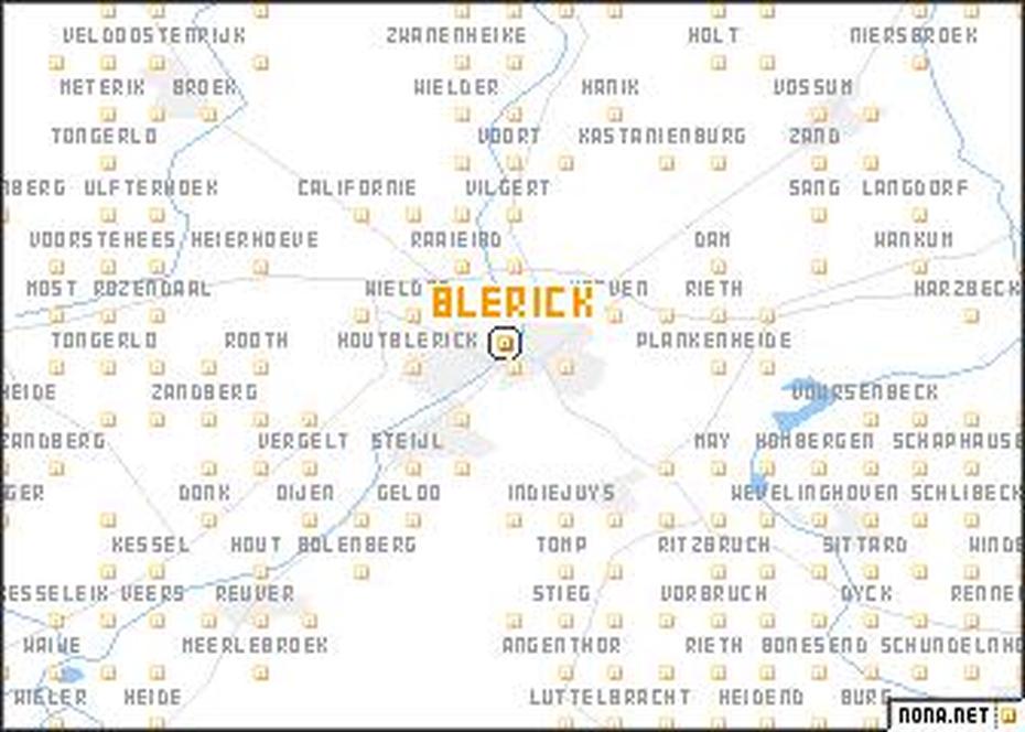 Blerick (Netherlands) Map – Nona, Blerick, Netherlands, Belerick  Ml, Leeuwerikplein 1 Blerick