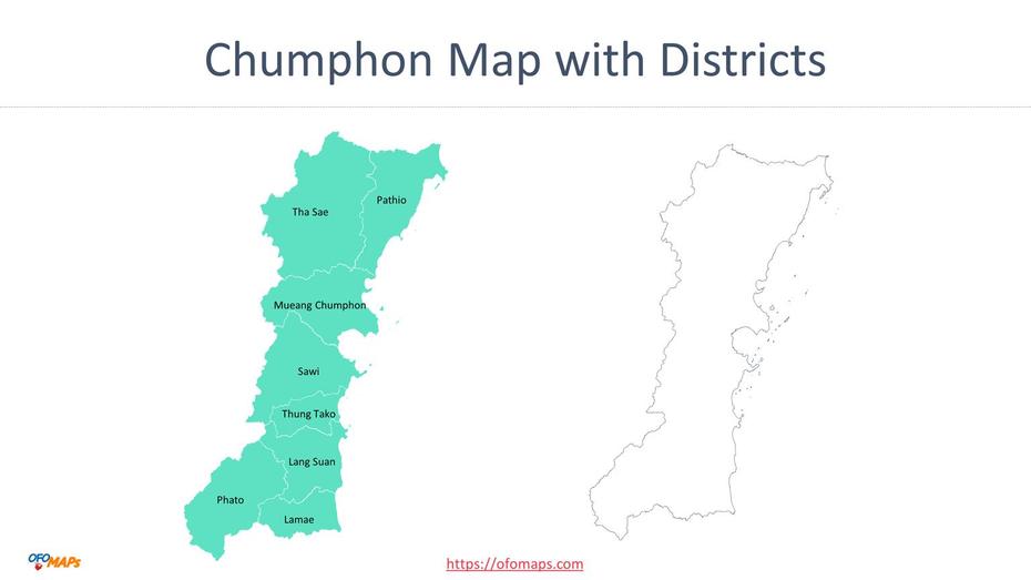 Chumphon Map Of Thailand – Ofo Maps, Chumphon, Thailand, Of Thailand Beaches, Buriram Thailand