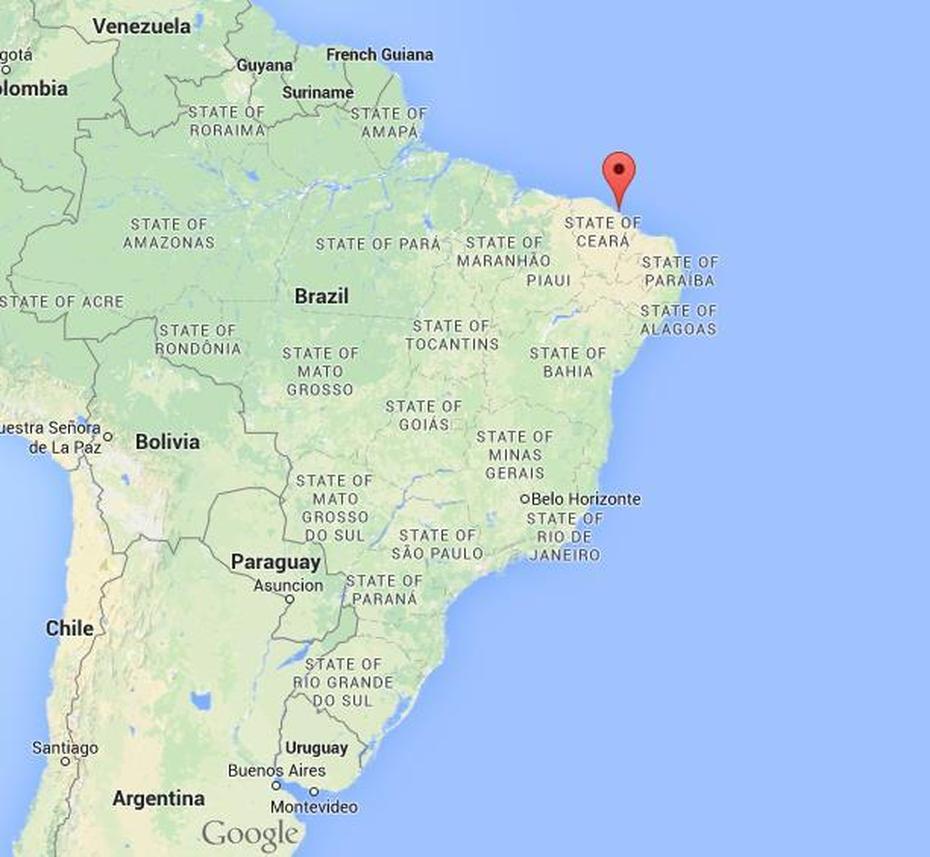 Where Is Fortaleza On Map Of Brazil, Fortaleza, Brazil, Natal Brazil, Ceara Brazil