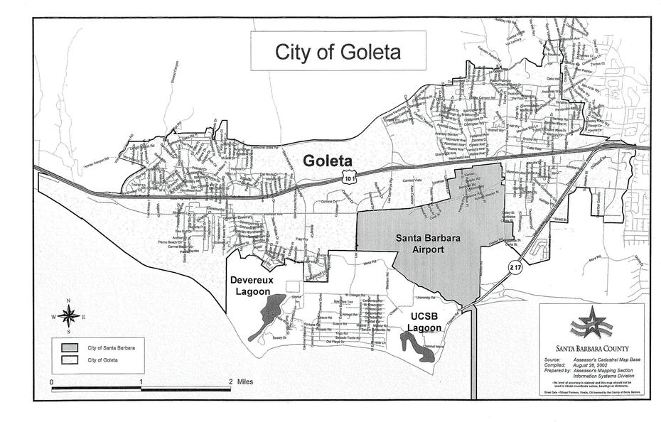 Goleta City Map – Goleta California  Mappery, Goleta, United States, Goleta Santa Barbara, La Goleta