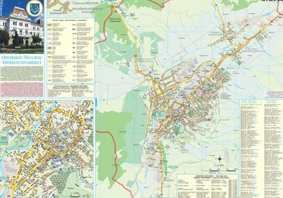 Harta-Odorheiu-Secuiesc-Municipiu | Business Map, Odorheiu Secuiesc, Romania, Tinutul Secuiesc, Romania Travel