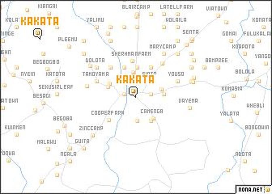 Kakata (Liberia) Map – Nona, Kakata, Liberia, Gbarnga Liberia, Bwi Liberia