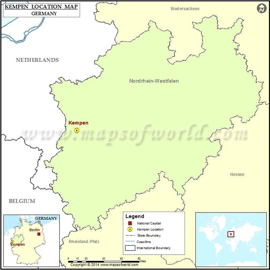 Where Is Kempen | Location Of Kempen In Germany Map, Kempen, Germany, Hanau Germany, Wurzburg Germany