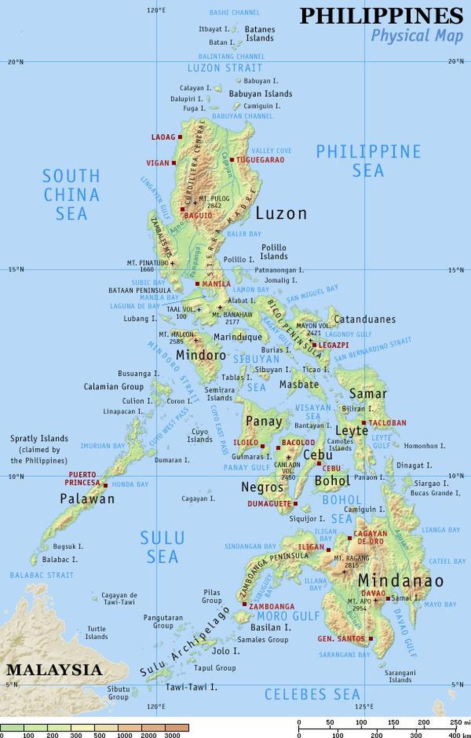 Landkarte Philippinen (Reliefkarte) : Weltkarte – Karten Und …, Karuhatan, Philippines, Lechon  Belly, Valenzuela  City Manila