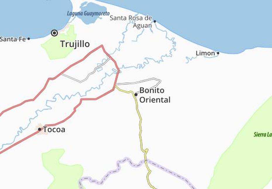 Mapa Michelin Bonito Oriental – Plano Bonito Oriental – Viamichelin, Bonito Oriental, Honduras, Bonito Brazil, Mato Grosso Brazil