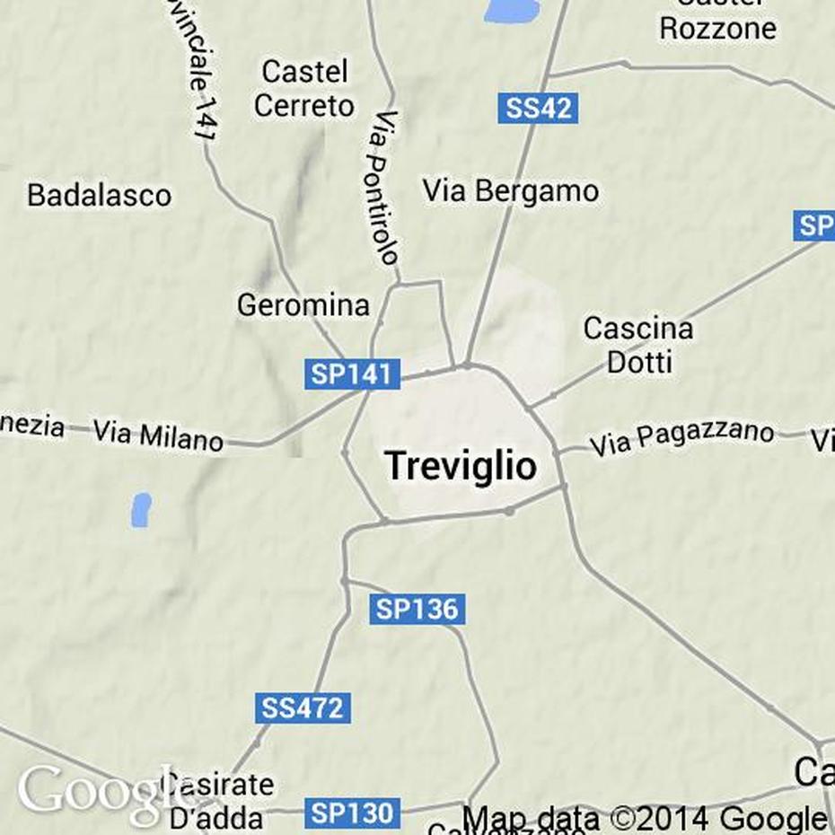 Mappa Di Treviglio, Cartine Stradali E Foto Satellitari, Treviglio, Italy, Gargano Italy, Santa Lucia Italy