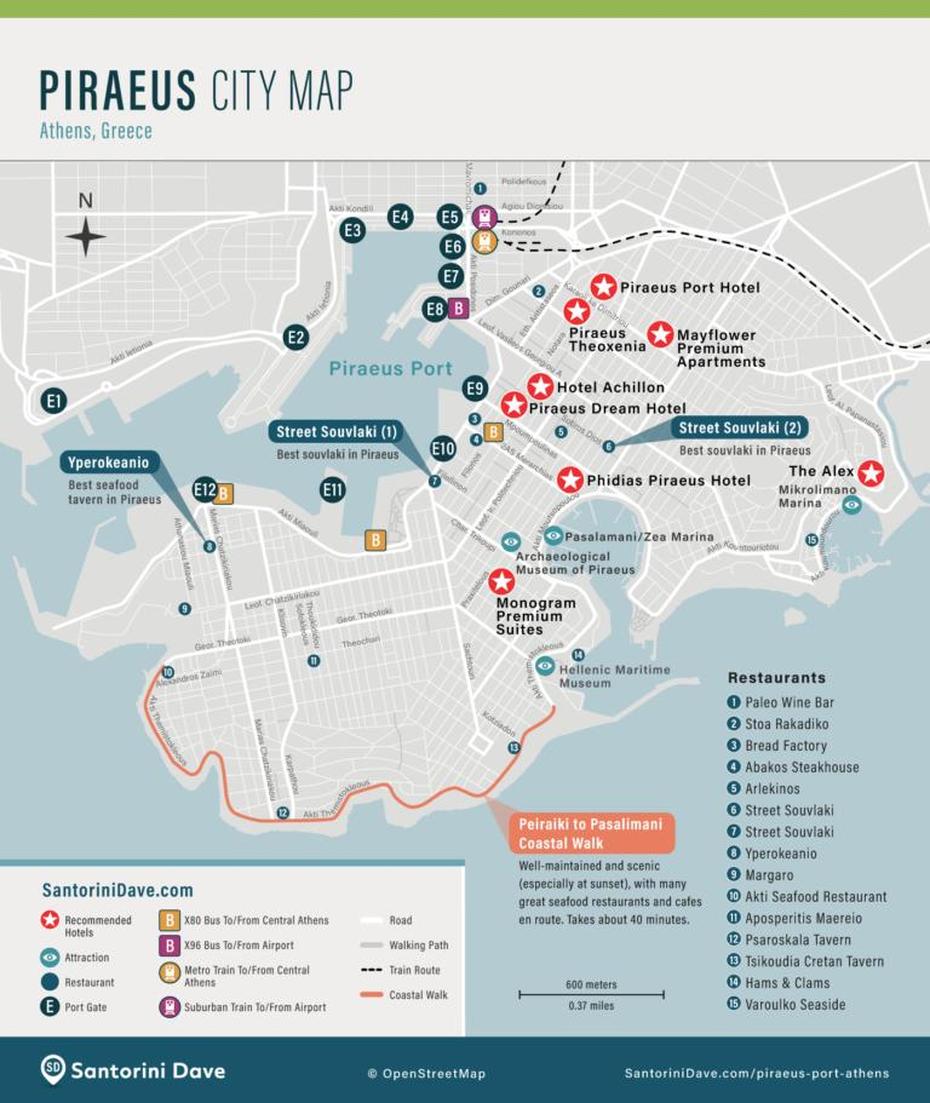 Piraeus Ferry Port – Terminal, Map, Routes, Hotels, Piraeus, Greece, Attica Greece, Leros