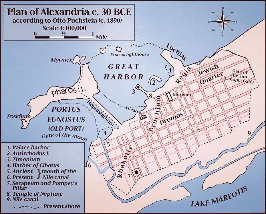 Plan Of Alexandria In 30B.C. #Egypt #Alexandria #Egyptology # …, Alexandria, Egypt, Alexandria Port Egypt, Alexandria Flag