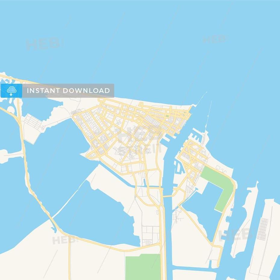 Port Said City Egypt, Sokhna Port Egypt, Hebstreits Sketches, Port Said, Egypt