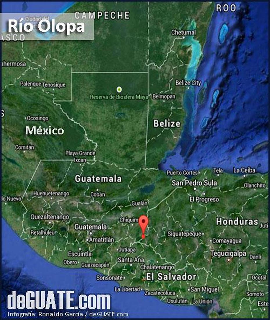 Rio Olopa, Chiquimula – Deguate, Olopa, Guatemala, Guatemala Blank, Guatemala On World