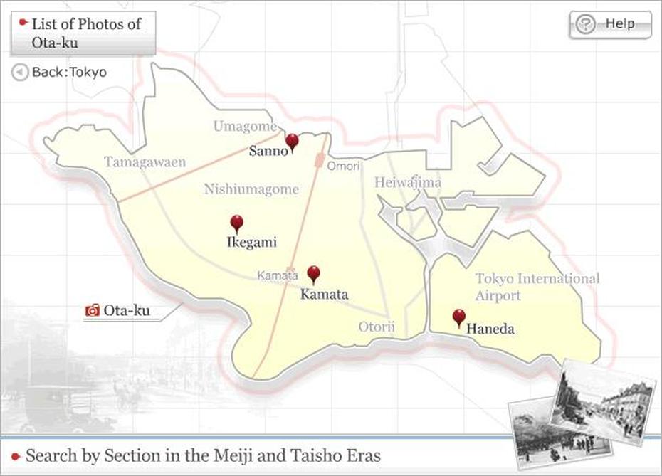 Search By Map:Search By Present-Day Section:Tokyo Ota-Ku | The Meiji …, Ōta-Ku, Japan, Que Es  Otaku, Otaku  People