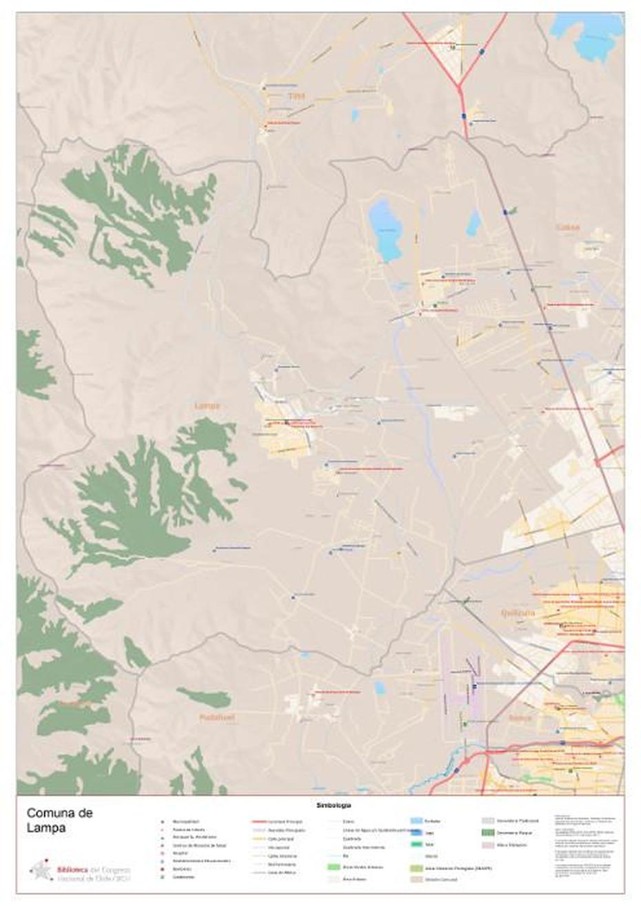 Sistema Integrado De Informacion Territorial – Mapoteca, Lampa, Chile, Rabalux Chile, Campamento Chile