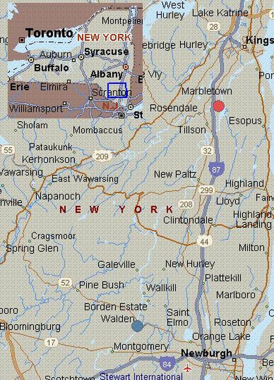 Wallkill New York Map | Tourist Map Of English, Wallkill, United States, Wallkill Orange County New York, Wallkill River Hunting