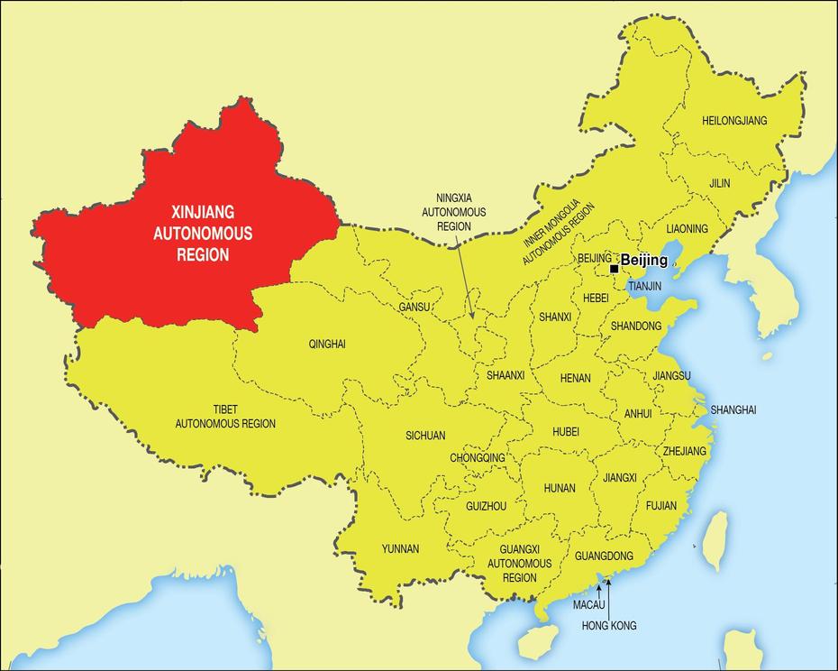 Xinjiang Maps, Tourist Map Of Xinjiang-Silk Road Travel, Xin’An, China, South China Cities, Zhang Xin Yue