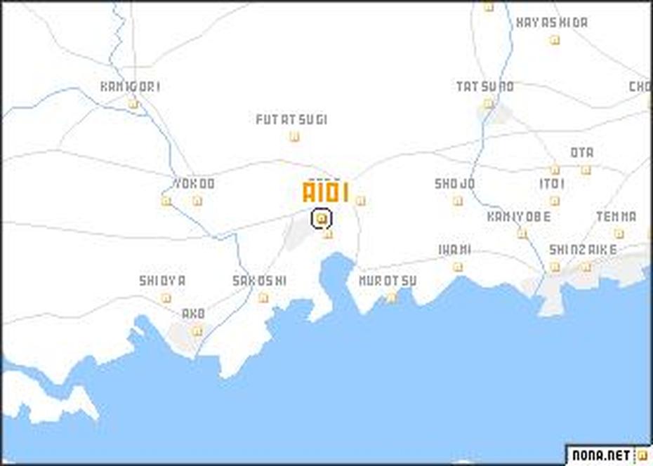 Aioi (Japan) Map – Nona, Aioi, Japan, Hiroshima  Bridge, Yuuko Aioi Clear Png