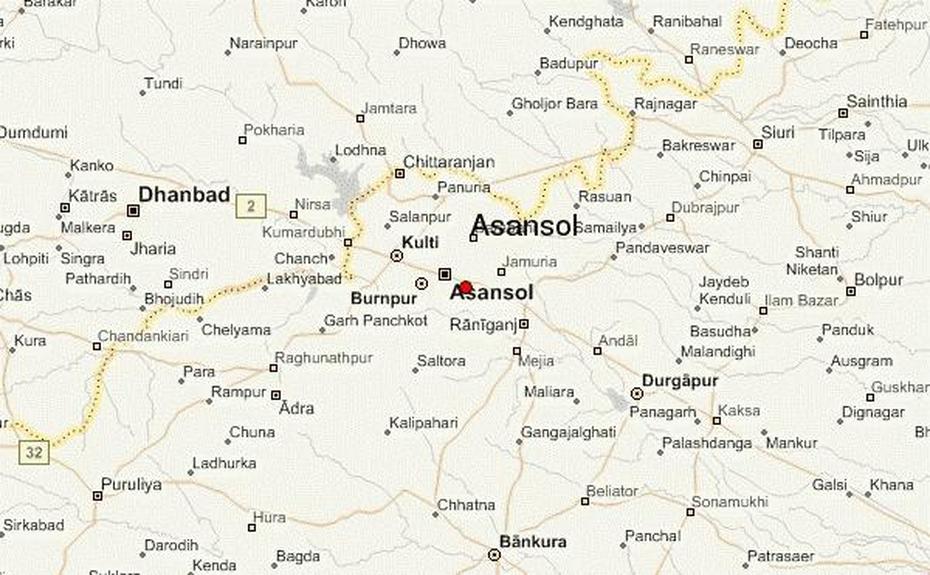 Asansol Map And Asansol Satellite Image, Āsansol, India, Loreto Convent  Asansol, West Bengal India
