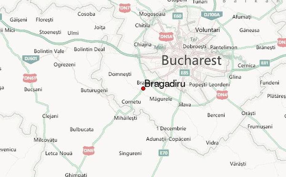 Bragadiru Location Guide, Bragadiru, Romania, Palatul Bragadiru, Bragadiru Harta