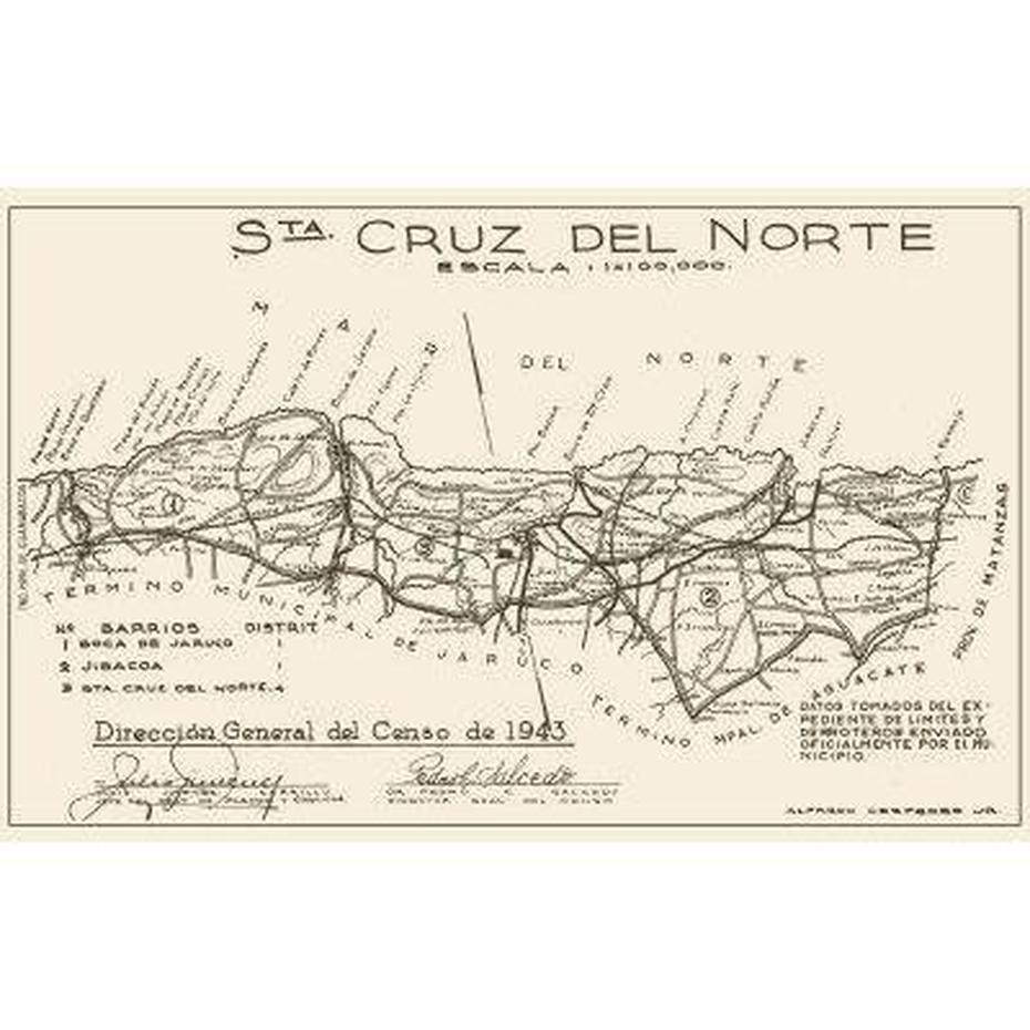 Buy & Sell Vintage Cuba Maps – Mapas > Santa Cruz Del Norte, Cuba Mapa …, Santa Cruz Del Norte, Cuba, Puerto Escondido Cuba, Varadero