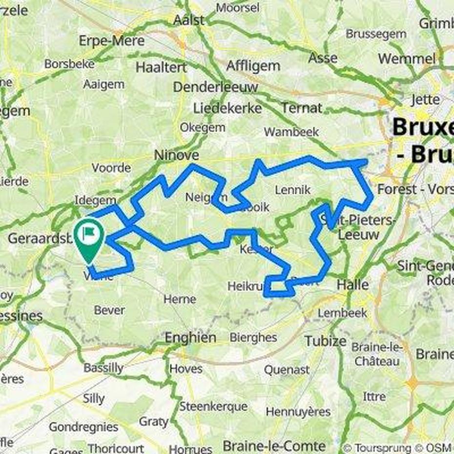 Cycling Routes And Bike Maps In And Around Geraardsbergen | Bikemap …, Geraardsbergen, Belgium, Geraardsbergen, Nieuwsblad