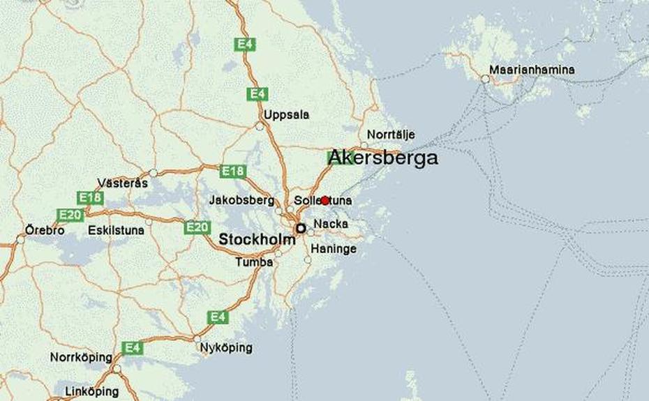 Detailed  Sweden, Printable  Of Sweden, Weather Forecast, Åkersberga, Sweden