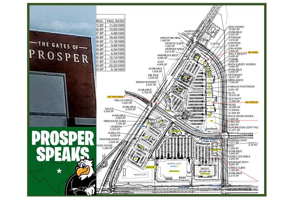 The Gates Of Prosper Map From Prosper Speaks! : Townofprosper, Prosper, United States, Irving Texas, Texas  Frisco Tx