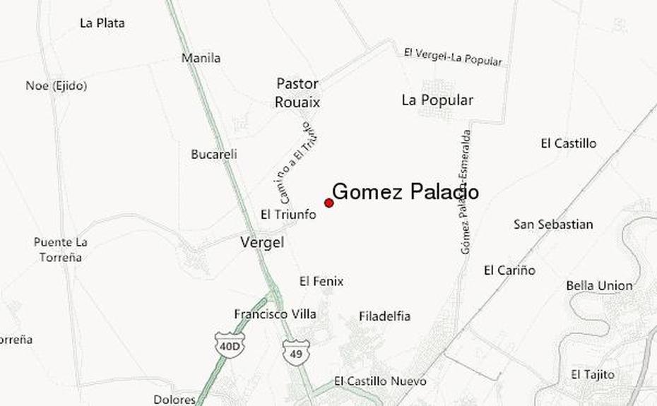 Guia Urbano De Gomez Palacio, Gómez Palacio, Mexico, Durango Mexico, Gomez Palacio Durango A