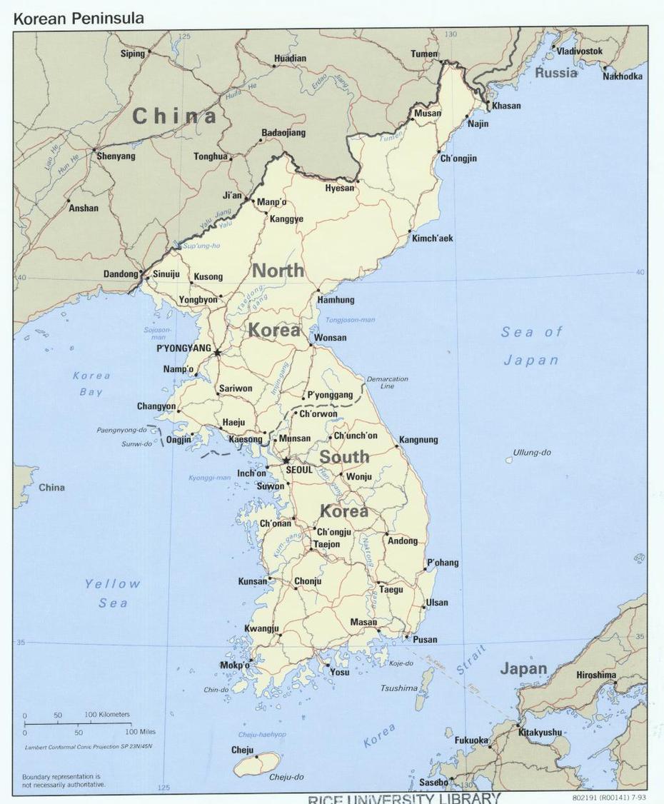 Korean Peninsula, Political Map, Yeonil, South Korea, South Korea Japan, South Korea Road
