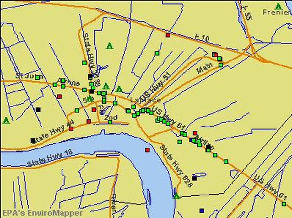 Laplace Louisiana Map ~ Catwalkwords, Laplace, United States, Louisiana Street, Edgard  La