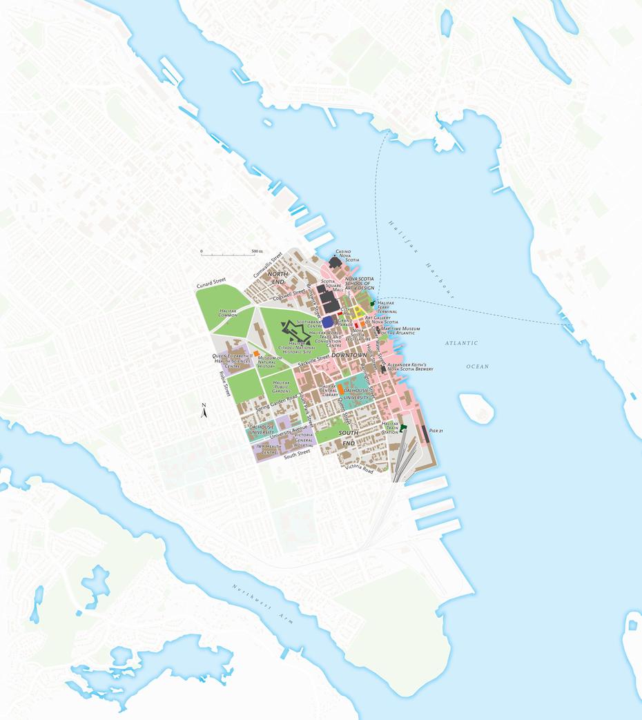 Large  Of Nova Scotia, Nova Scotia World, Downtown Halifax, Halifax, Canada