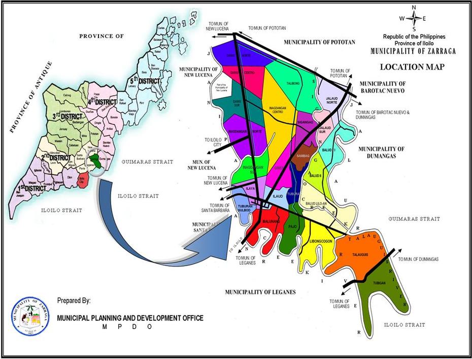 Map Of Zarraga – Municipality Of Zarraga, Zarraga, Philippines, Zarraga Iloilo, Municipality Of Zarraga Logo